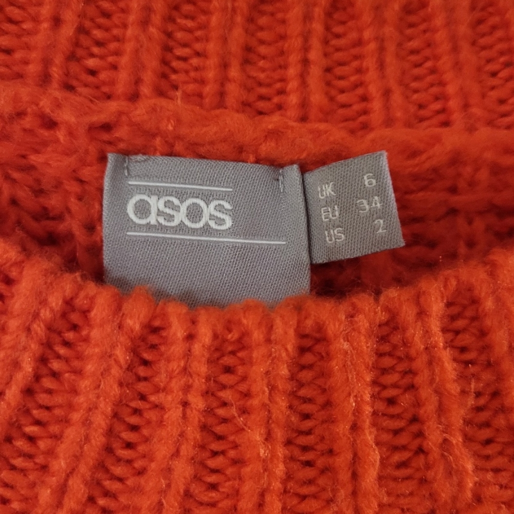 ASOS Cozy Red Sweater - Picture 4 of 4